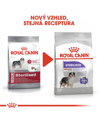 ROYAL CANIN Medium Sterilised 12 kg granule pro kastrované střední psy