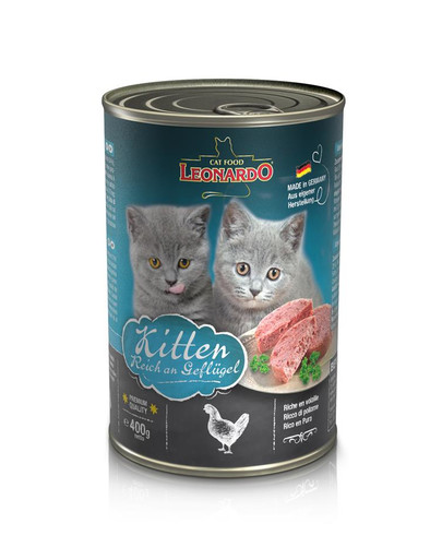 LEONARDO Kitten bohaté na kuřecí maso 400 g