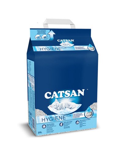 CATSAN Hygiene Plus 20l hygienické stelivo pro kočky