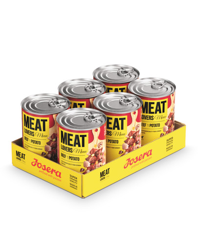 JOSERA Meatlovers Menu Hovězí s brambory 6x400 g