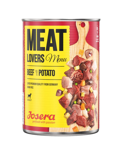 JOSERA Meatlovers Menu Hovězí s brambory 6x800 g