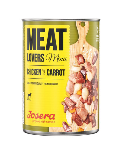 JOSERA Meatlovers Menu Kuře s mrkví 6x800 g