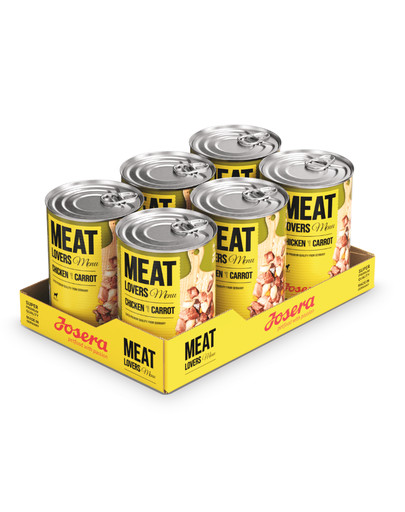 JOSERA Meatlovers Menu Kuře s mrkví 6x800 g