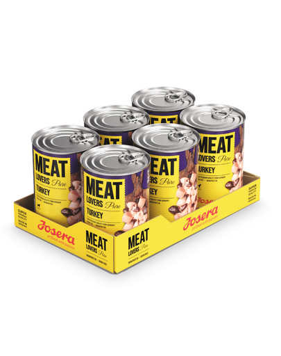 JOSERA Meatlovers Pure Turkey 6x800 g