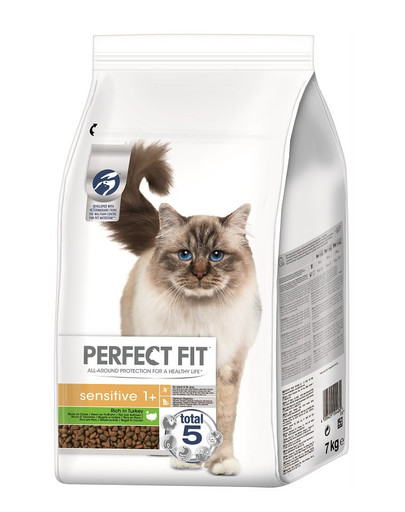 PERFECT FIT Sensitive krůtí kočka 7 kg
