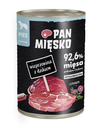 PAN MIĘSKO hypoalergenní 400g Vepřové maso