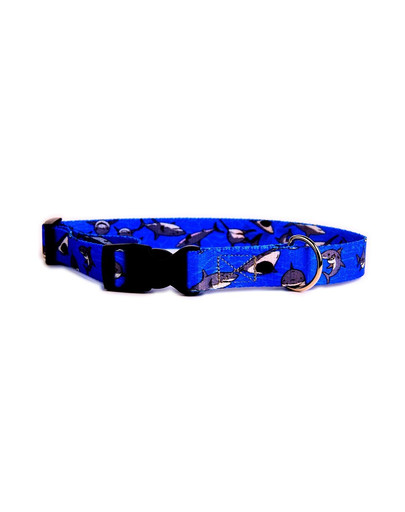 FERA Obojek s plastovou sponou Shark 24-40 cm 15 mm