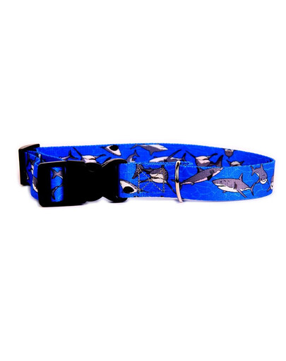 FERA Obojek s plastovou sponou Shark 24-40 cm 15 mm