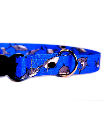 FERA Obojek s plastovou sponou Shark 30-55 cm 20 mm