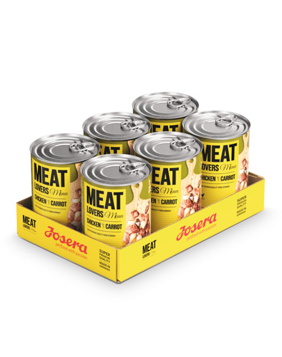 JOSERA Meatlovers Menu Kuře s mrkví  6x400 g