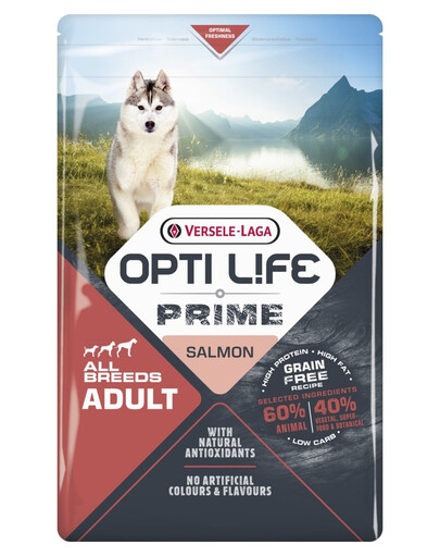 VERSELE-LAGA Opti Life Prime Adult losos 2,5kg bez obilovin