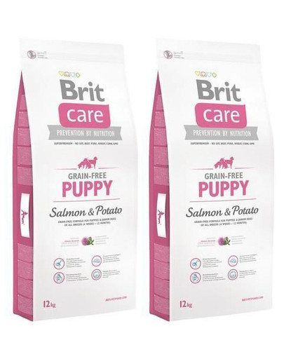 BRIT Care Grain-Free Puppy salmon & potato 2 x 12 kg