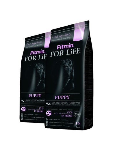 FITMIN Dog For Life puppy 2 x 15 kg