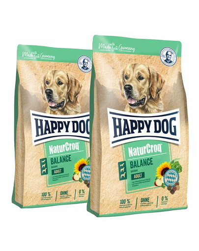 HAPPY DOG NaturCroq Balance 2 x 15 kg