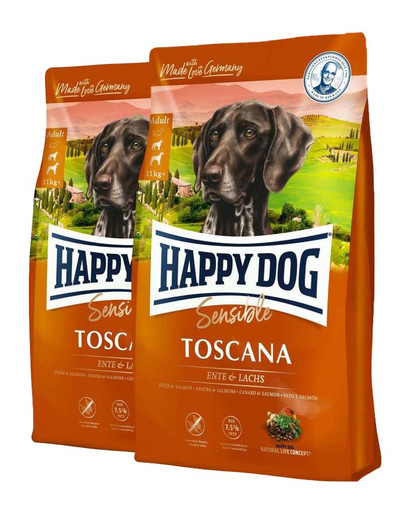 HAPPY DOG Sensible Supreme Toscana 2 x 12.5 kg