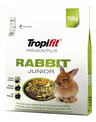 TROPIFIT Premium Plus RABBIT JUNIOR pro králiky 750 g