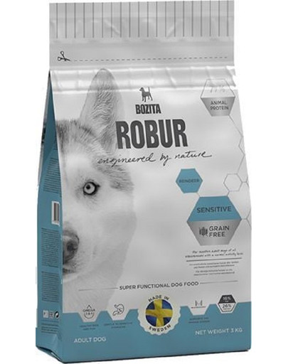 BOZITA Robur Adult Sensitive Grain-free Reindeer 3 kg