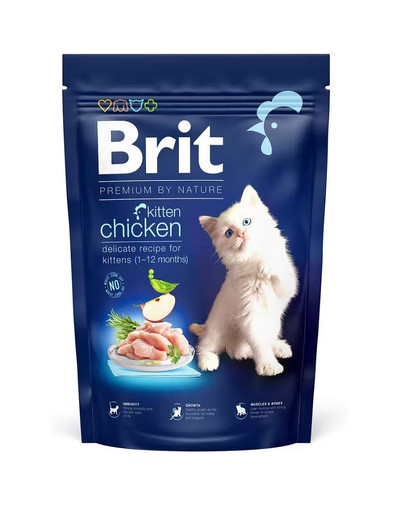BRIT Premium Cat by Nature Kitten Chicken 300 g
