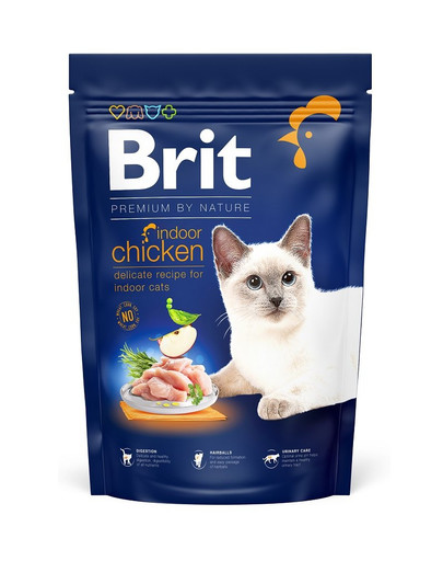 BRIT Premium Cat by Nature Indoor Chicken 300 g