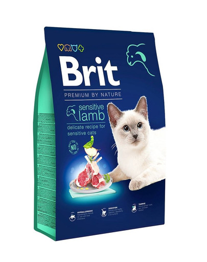 BRIT Premium Cat by Nature Sensitive Lamb 800 g