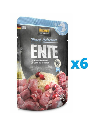 BELCANDO Kachna s rýži & brusinky 6x300g