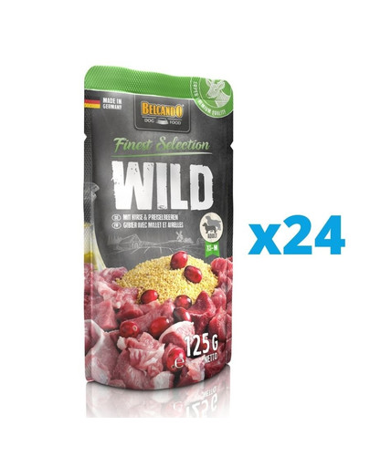 BELCANDO Zvěřina s prosem & borůvkami 24x125 g
