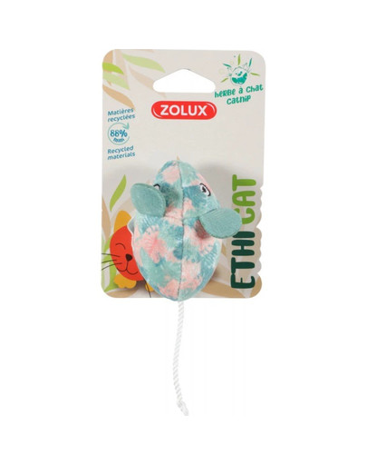 ZOLUX Myška EthiCat Leaf s catnipem