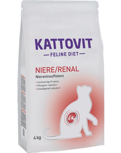 KATTOVIT Feline Diet Niere/Renal 4 kg