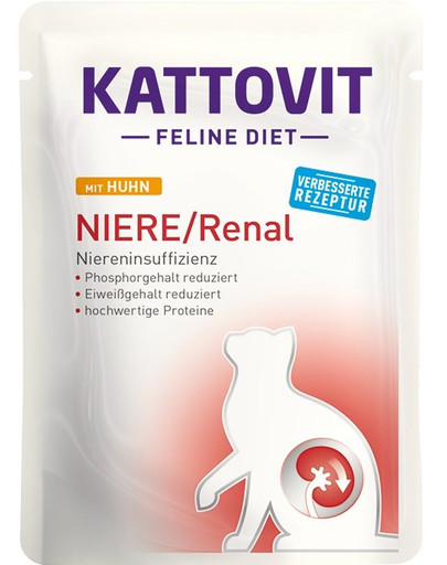 KATTOVIT Feline Diet Niere/Renal Kuřecí 85 g