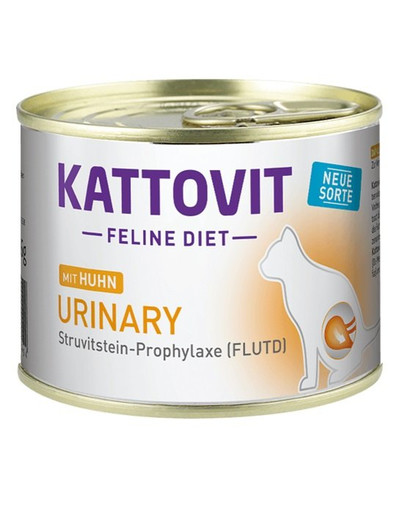 Levně KATTOVIT Feline Diet Urinary Kuřecí 185 g