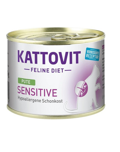 KATTOVIT Feline Diet Sensitive Turkey 185 g