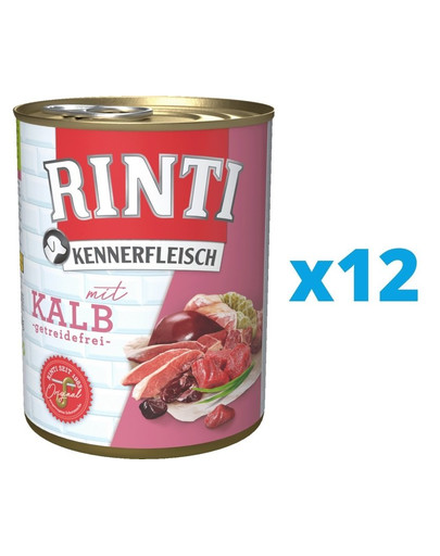 RINTI Kennerfleisch konzerva pro psy 12 x 800 g