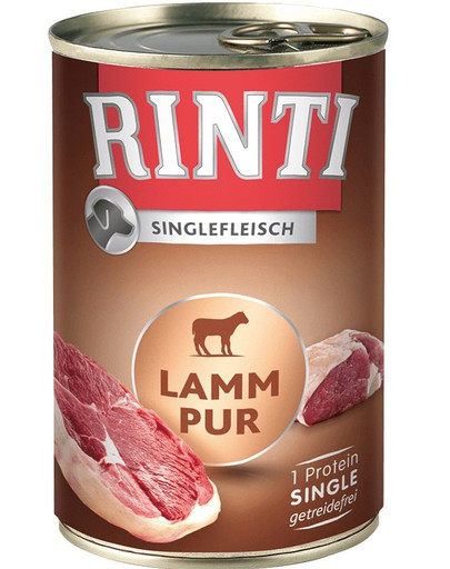 Levně RINTI Singlefleisch Lamb Pure 400 g