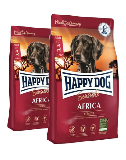 HAPPY DOG Supreme Sensible Africa 2 x 12,5 kg