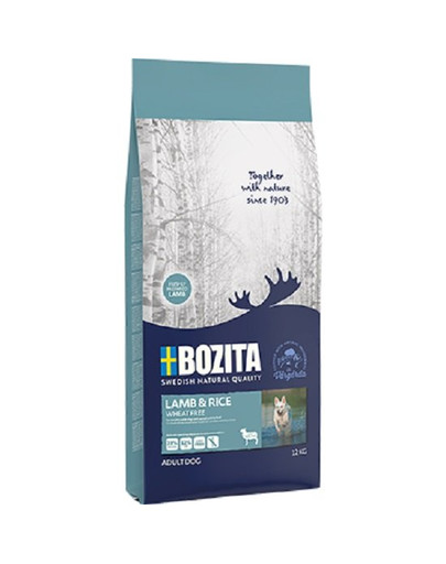 BOZITA Dog Lamb & Rice Wheat Free 12 kg