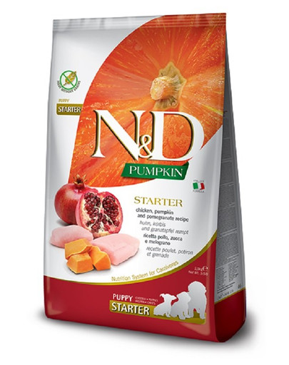 N&D Pumpkin Dog Chicken & Pomegranate Starter Puppy All Breeds 100g