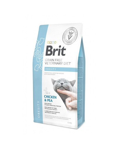 BRIT Veterinary Diets Cat Obesity 5 kg
