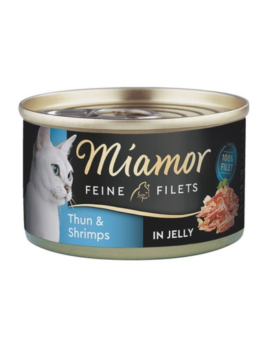 MIAMOR Feline Filets tuňák a krevety v omáčce 100g