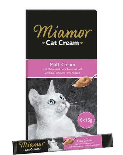 MIAMOR Cat Cream 6 x 15 ml se sladem