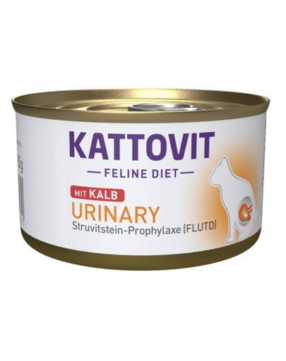 Levně KATTOVIT Feline Diet Urinary Telecí 85 g