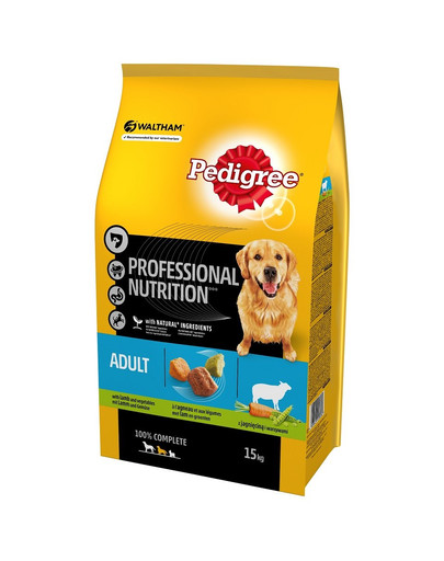 PEDIGREE Adult Professional Nutrition Jehněčí 15kg