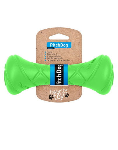 PULLER PitchDog Game barbell lime green  7x19 cm