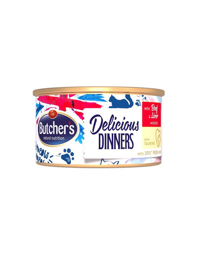BUTCHER'S Classic Delicious Dinners s játry a hovězím masem 85 g