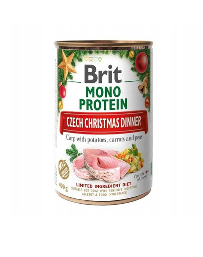 BRIT Mono Protein Christmas Dinner Kapr 400 g