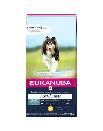 EUKANUBA Adult Large Grain Free Chicken 12 kg