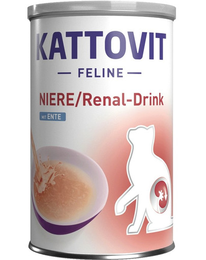 KATTOVIT Cat Diet Drinks Niere/Renal Drink kachna 135 ml