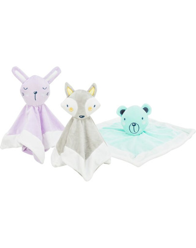 TRIXIE Junior snuggler, plyšový medvídek pro štěňata 30 x 30 cm
