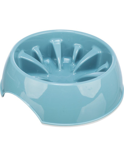 TRIXIE Slow Feeding pomalu se pohybující plastová miska pro psa nebo kočku, 1,4 l