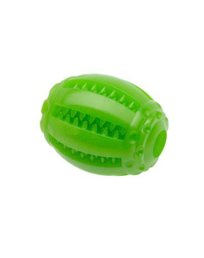 COMFY Hračka Mint Dental Rugby zelený 8X6,5cm