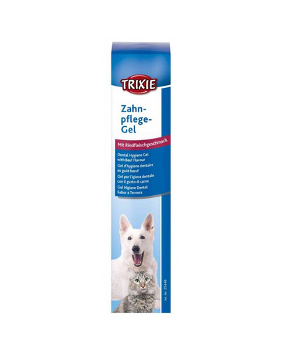 TRIXIE Zubní hygienický gel s hovězí příchutí pro psy a kočky 100g